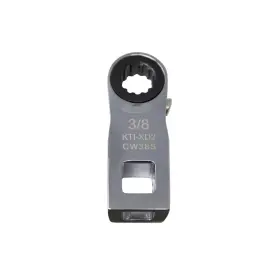 K Tool International Ktixd2cw38s Ratcheting Crowfoot Wrench 3/8 Inch Drive Silver