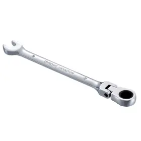 Katur Bt-5067-09 9mm Ratcheting Wrench Set Flexible Pivoting Head Ratchet Silver