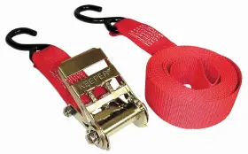 5517 Keeper 2 Inch X 14ft High Tension Ratchet Tie-down With S Hooks 500 Lbs. Working Load