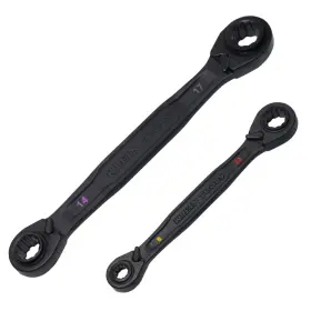 68216m Klein Tools 4 In 1 Ratcheting Wrench Set Metric 2 Pieces
