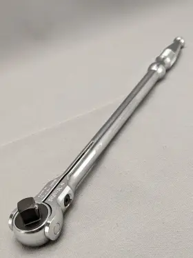 Brsw3l Ktc 9.5sq. Long Swivel Ratchet Handle Silver 12 Inch Length New