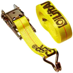 1600 Lift-all 697886613075 Cargo Strap Ratchet 20 Ft X 2 In Lb Yellow