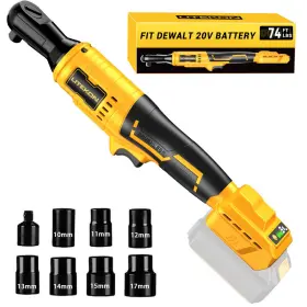 Litekon B0db225gz9 Cordless Ratchet Wrench Set Compatible With- 20v Max Battery No