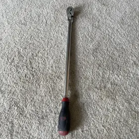 Vr24fpab Mac Tools 1/2 Inch Dr. Axis Long Flex Head Heavy Duty Quick Release Ratchet