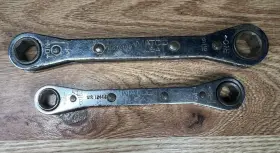 Matco Tools 2wr-16186 Double Ended Ratchet Wrench 9/16-1/2 Wr16186 3/8-7/16 Wr12146