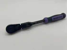 Matco Tools Afr68blfx 1/4 Inch Drive Locking Flex Ratchet 7 3/4 Long Purple Handle