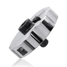Me24us-0699gy Mesee 3 In 1 Palm Ratchet 1/4 Inch Drive Finger Reversible Thumb Silver