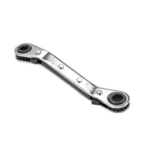 Metallixity 639664418717 Reversible Ratcheting Wrench 1/4 Inch X 5/16 Offset Double Box End Cr-v