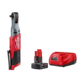 2557-20-48-59-2440 Milwaukee M12 Fuel 12v Lithium-ion Brushless 3/8 Inch Cordless Ratchet With Xc Battery Pack 4.0 Ah