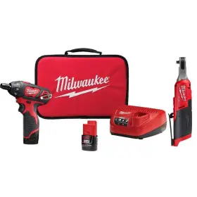 2566-20-2401-22 Milwaukee M12 Fuel 12v Lithium-ion Cordless High Speed 1/4 Inch Ratchet And Hex Screwdriver