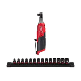 2567-20-49-66-7007 Milwaukee M12 Fuel 12v Lithium-ion Brushless Cordless High Speed 3/8 Inch Ratchet With Drive M