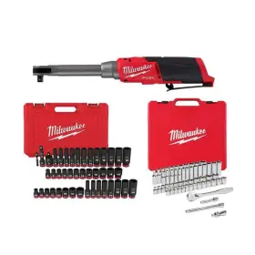 2569-20-48-22-9008-49-66-7009 Milwaukee M12 Fuel 12v Lithium-ion 3/8 Inch Extended Reach Cordless Ratchet With Mechanics And Imp