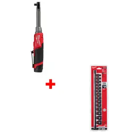 49-66-7007 Milwaukee 2569-21 1 -49-66-7007 M12 Fuel 3/8 Inch Ratchet Kit With Free 14pc Socket Set