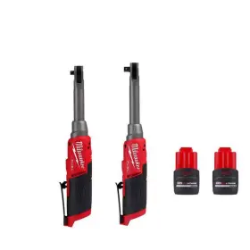 Milwaukee 888234624212 M12 Fuel 12v Lithium-ion Brushless Cordless 1/4 Inch & 3/8 Extended Reach Ratchets With