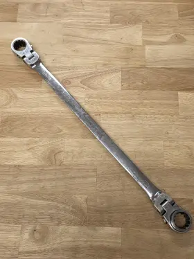 Ms-12x21-22 Monsta Monster Mst21x22 Flex Head Reversible Ratcheting Double Ended Wrench 21 And 22mm