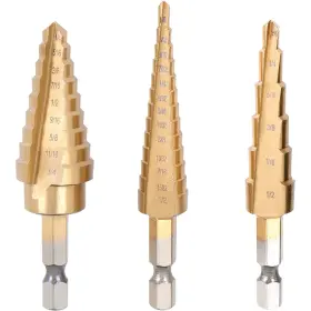 Wmr-w9033 Performance Tool 3 Pc. Step Drill Set 9 Count