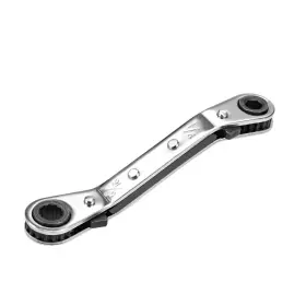Peroup 617662628994 1/4 Inch X5/16 Reversible Ratcheting Wrench For Repair Offset Double Box End Cr-v