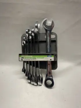 75552 Pittsburgh 7pc Metric Ratcheting Combo Wrench Set