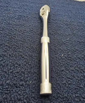 5249xlhs Proto 3/8ftft Drive Ratchet Handle Aerospace Pear Head Chrome 8.1/2ftft
