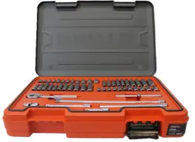 J47351s Proto Socket Set 1/4 Inch Drive 51 Pcs. Metric/sae 60mk95