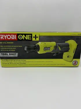 P344 Ryobi 18v One 3/8-inch 4-position Lithium Ion Rotating Power Ratchet- Tool Only
