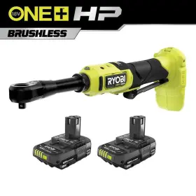 Pblrc25b-pbp2006 Ryobi One Hp 18v Brushless Cordless 3/8 Inch Extended Reach Ratchet With 2.0 Ah Battery 2-pack