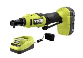 Psbrc02k1 Ryobi One Hp 18v 1/4 Inch Ratchet Kit With 2.0 Ah Battery And Charger New