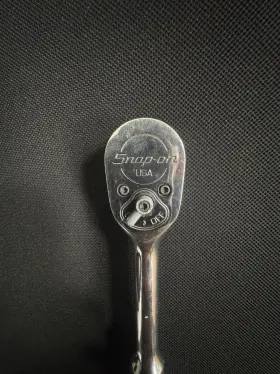 Snap-on 498420 Snap-on 3/8 Drive Ratcheting Steel Ratchet Wrench Pn F830 1 Near Mint