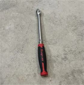 Fhbe12 Snap-on Flex-head Ratcheting 3/8 In Drive Wrench Black Red Steel