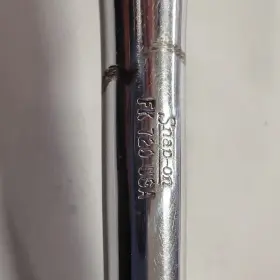 Snap-on Fr-120 Snap-on Fr 120 3/8 Inch Ratcheting Steel Ratchet Wrench Sae Silver Stubby