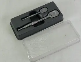 Rat2tfcesnap Snap On 100th Anniversary 2pc Chrome 1/4 And 3/8 Ratchet Set Rat2tfce
