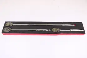 303rt01fr Snap-on Tools 3 Piece 1/2 Inch Drive Dual 80 Technology Ratchet Set