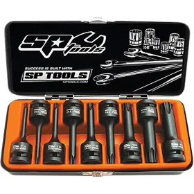 Spu-sp20380 Sp Tools Usa 9pc 1/2 Inch Drive Torx Impact Socket Set Spu-sp20380 Sp Tools Usa 9pc 1/2 Inch Drive Torx Impact Socket Set