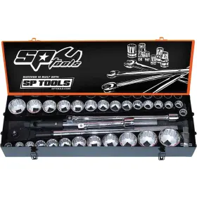 Spu-sp20400 Sp Tools Usa 32pc 3/4 Inch Drive 12pt Metric/sae Socket Set