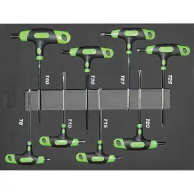 Spu-sp34708 Sp Tools Usa 8pc Torx Hex Key T-handle Set With Eva Foam
