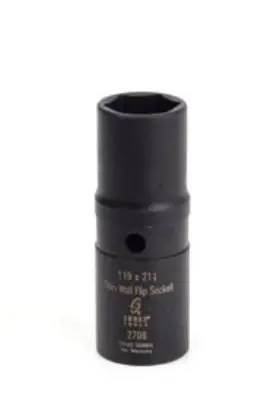 Suu-2708 Sunex Tools 2708 1/2 Inch Drive 19mm X 21mm Deep Thin Wall Flip Socket 6 Count
