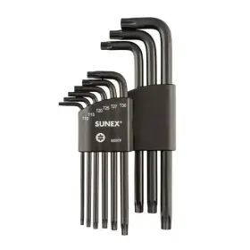 9859tp Sunex Tools Tamperproof Torx Long Arm 9 Piece Magnetized Key Set 5 Count