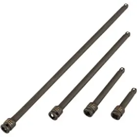 Suu-2504 Sunex Tools 4 Pc. 1/2 Inch Drive Wobble Impact Extension Set