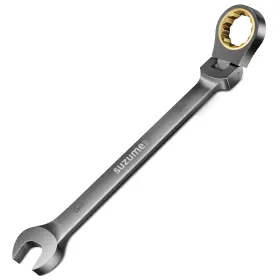 2615 Suzume 15mm Flex Head Ratcheting Wrench Metric 72 Teeth Cr-v Steel 15k