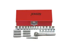 185-227 Techni-pro - 28-piece Inch/metric Socket Set