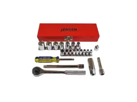 997-038 Techni-pro - 23-piece Socket Set 1/4ft And 3/8ft Drive