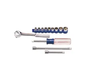997-106 Techni-pro - 14-piece Inch Socket Set 1/4ft Drive
