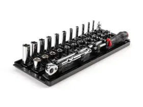 Skt03101 Tekton 1/4 Inch 6 Point Socket And Ratchet Set 29 Piece 5/32-9/16 Skt03101 Tekton 1/4 Inch 6 Point Socket And Ratchet Set 29 Piece 5/32-9/16