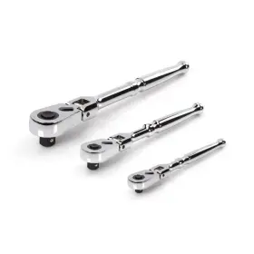 Srh92103 Tekton 1/4 Inch 3/8 1/2 Flex Quick-release Ratchet Set 3-piece