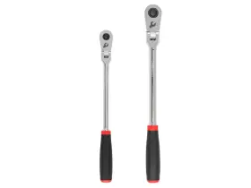 Srh99302 Tekton 3/8 1/2 Inch Flex Head Qr Comfort Grip Long Ratchets 12 14