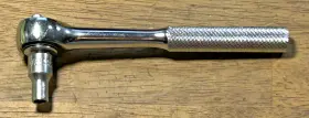 Tat-50178 Thorsen 1/4 Inch Drive Ratchet #50178 And With It Is 7/32 / 7m Socket Nevuh Used
