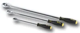 Ttn-11360 Titan 3 Pc. Low Profile Extra-long Ratchet Set