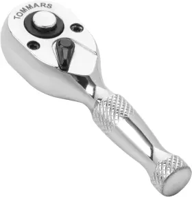 Tommars 705353606939 1/4-inch Drive Stubby Ratchet Mini Quick-release Head 72-tooth