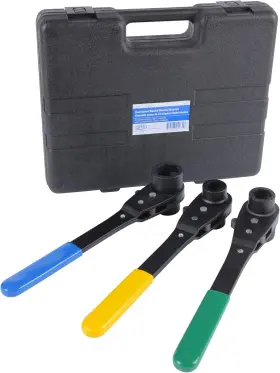 Tool 313111622666 02930 Lvdsset Value Line Thru-bolt Dual Socket Ratchet Wrench Set