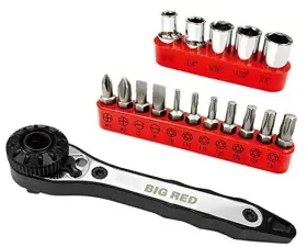 Bht-17htrs01 Torin Mini Ratchet Wrench Screwdriver Set 36 Teeth Reversible